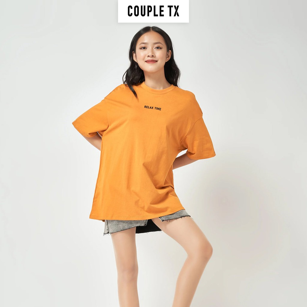 Áo Thun Oversize Cắt Cúp Thân Sau Couple TX WTS 2073