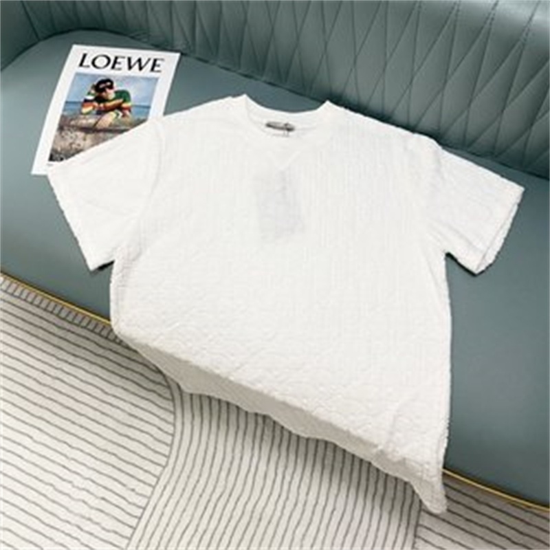 Áo Thun Tay Ngắn Cổ Tròn In Chữ DI&amp;R Bằng Cotton Thời Trang Cho Nam Và Nữ