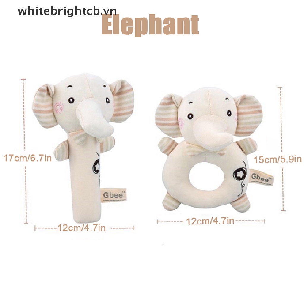 / / Myvn / / Đồ Chơi Lúc Lắc Cầm Tay Hình Động Vật Hoạt Hình Nhồi Bông Mềm Mại