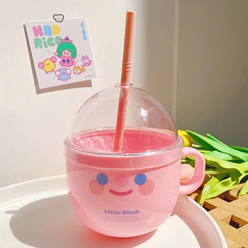 W&G  111 High temperature resistant water cup with straw cover, exquisite water cup, milk cup, breakfast cup, tea cup, beverage cup-500ML | BigBuy360 - bigbuy360.vn