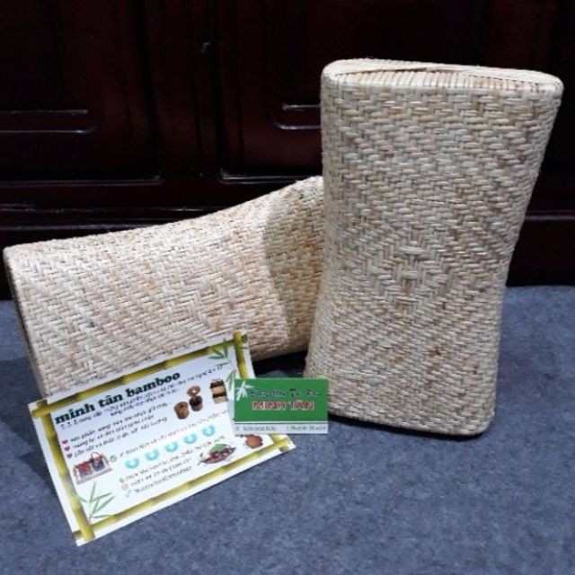 Gối may tre đan tự nhiên