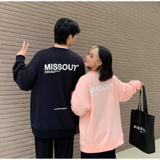 ÁO SWEATER MISSOUT LOGO MST