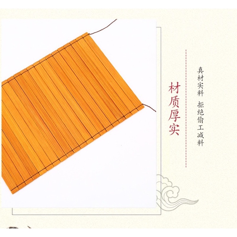 Cuộn thẻ tre đạo cụ chụp ảnh Hán Phục Việt Phục Tam Tự Kinh, Luận Ngữ, Thiên Tự Văn, Đệ Tử Quy