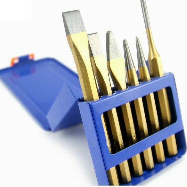 Bộ đục Và Đột Sắt 6 Chi Tiết A0127 CMart