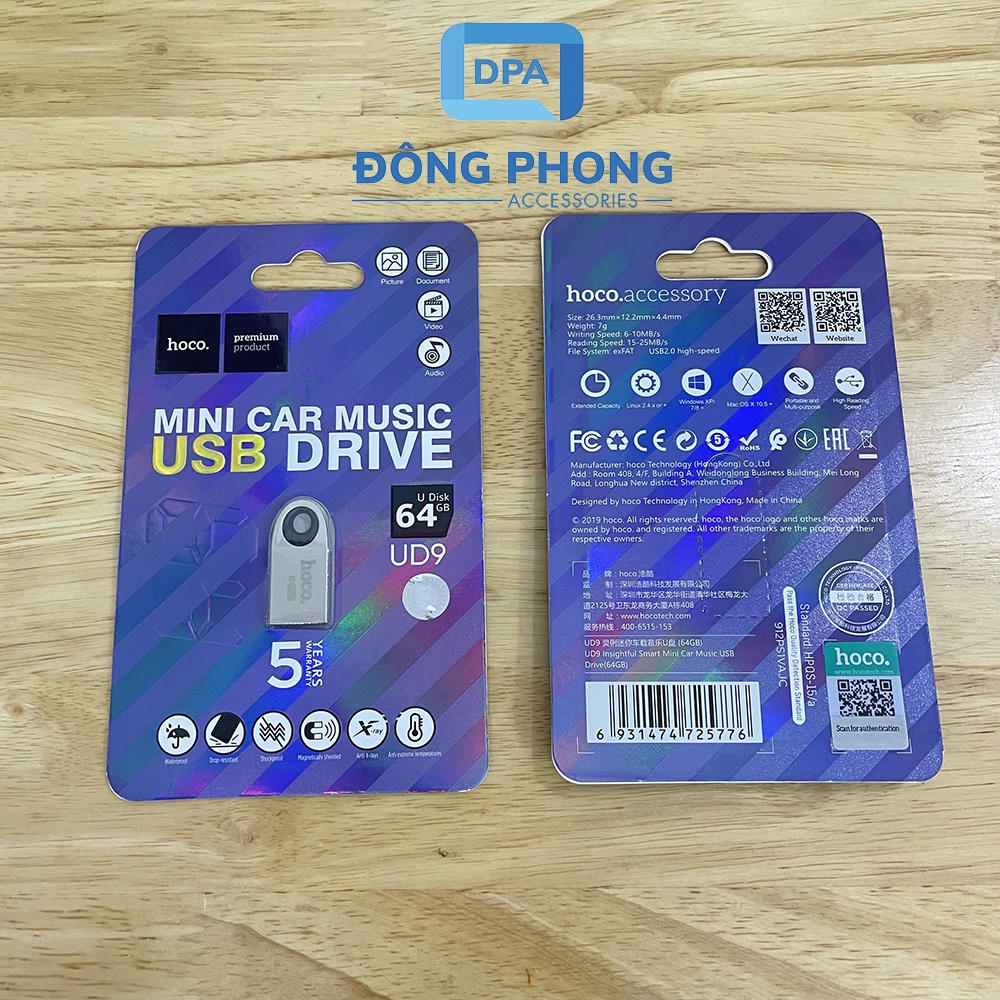 USB HOCO UD9 64GB Chính Hãng