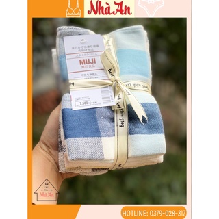 [Set 5 Khăn Mặt Xuất Nhật]💥HÀNG CHÍNH HÃNG💥 Khăn mặt Muji hàng chuẩn COTTON ORGANIC