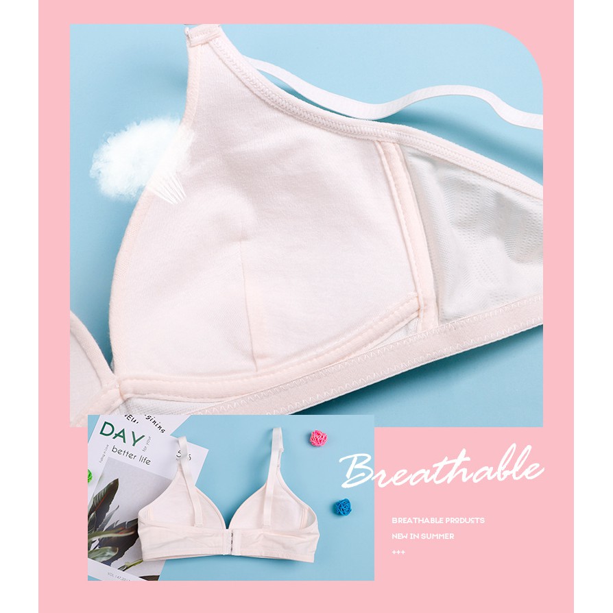 Bra / Áo Ngực Cotton Xước Không Gọng Nữ Sinh Nhật Bản ( AL : 187 ) Hàng Loại Đẹp. | BigBuy360 - bigbuy360.vn