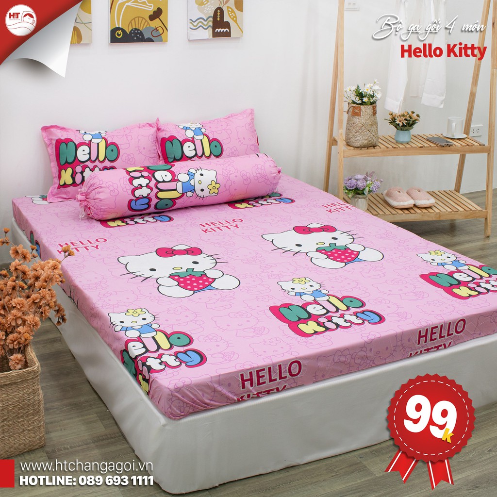 Bộ Ga Gối 4 Món  Họa Tiết Hoạt Hình Dễ Thương Cho Bé kích thước khác nhắn tin cho shop H&T CHĂN GA GỐI | BigBuy360 - bigbuy360.vn