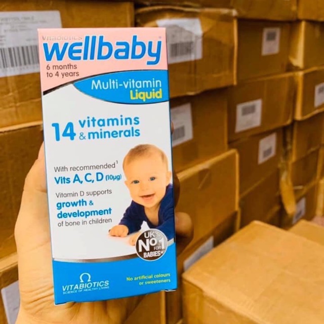 WELLBABY - vitamin tổng hợp của Anh ( Date 2022)