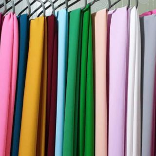 Quần lụa hồng ngọc may sẵn