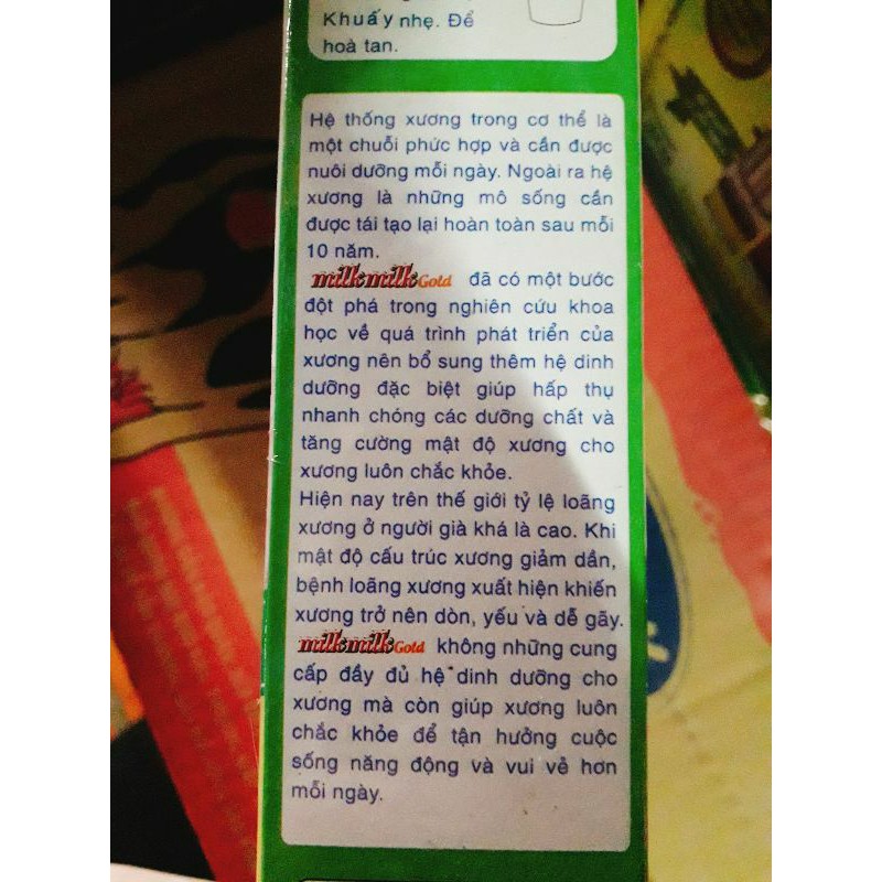 Sữa bột MilkMilk Gold Canxi - Hộp giấy 400gram