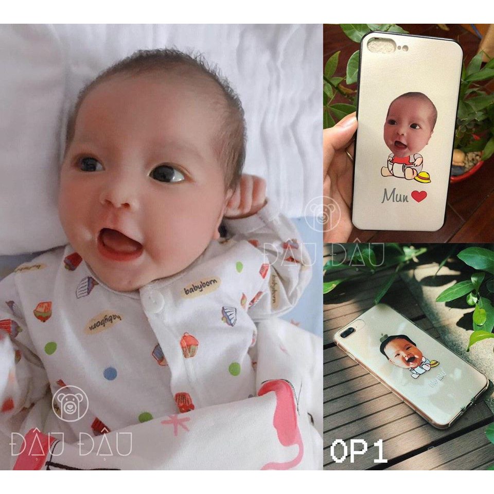 Ốp samsung in theo yêu cầu mẫu chibi bé sơ sinh cute OP1_ Medaudau [Kèm ảnh thật]