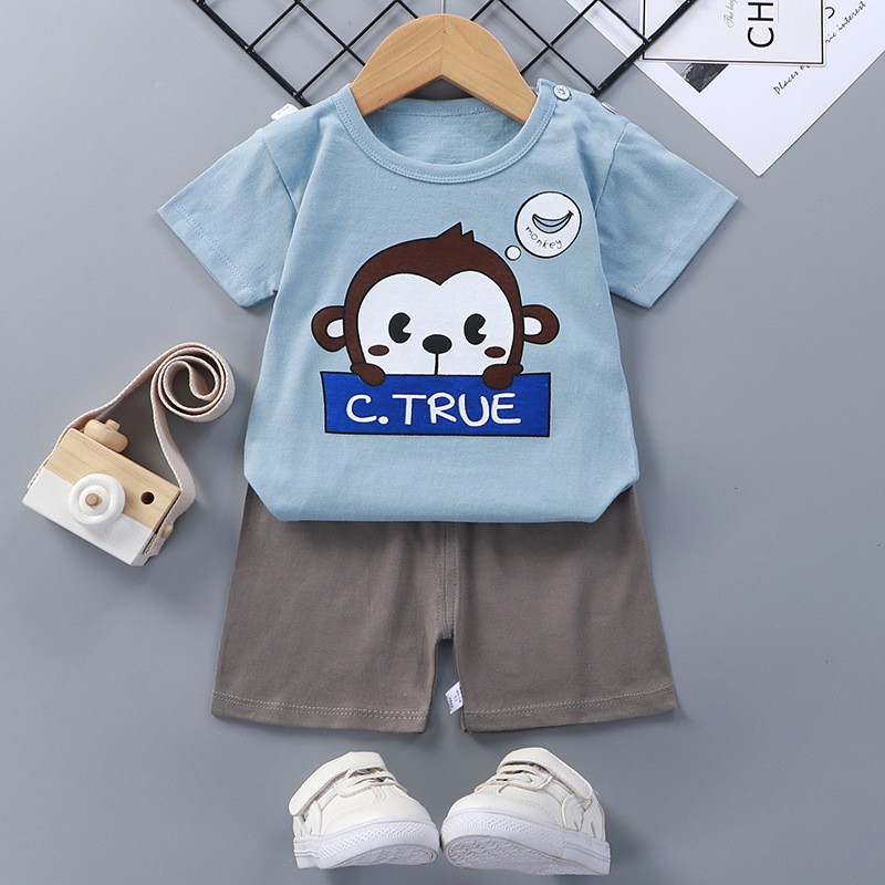 Bộ cộc tay cotton cho bé, hàng quảng châu siêu mát, chất cotton siêu xịn!!