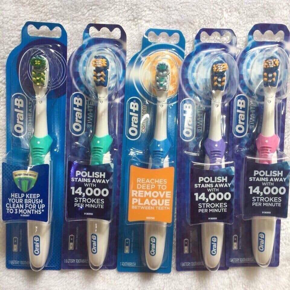 Bàn chải đánh răng cao cấp Oral-B của Mỹ