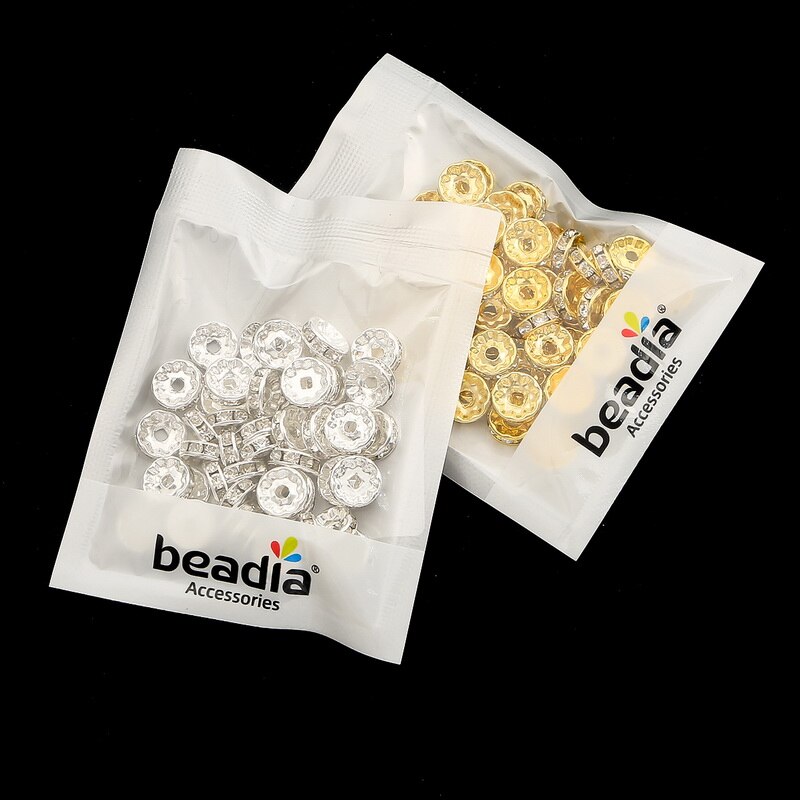 50 Hạt đá pha lê họa tiết không gian siêu tốc dùng làm phụ kiện trang sức thủ công 4 6 8 10mm