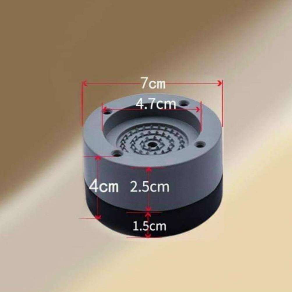 Bộ 4 miếng đế đệm cao su kê lót chân máy giặt, tủ lạnh chống rung chống ồn