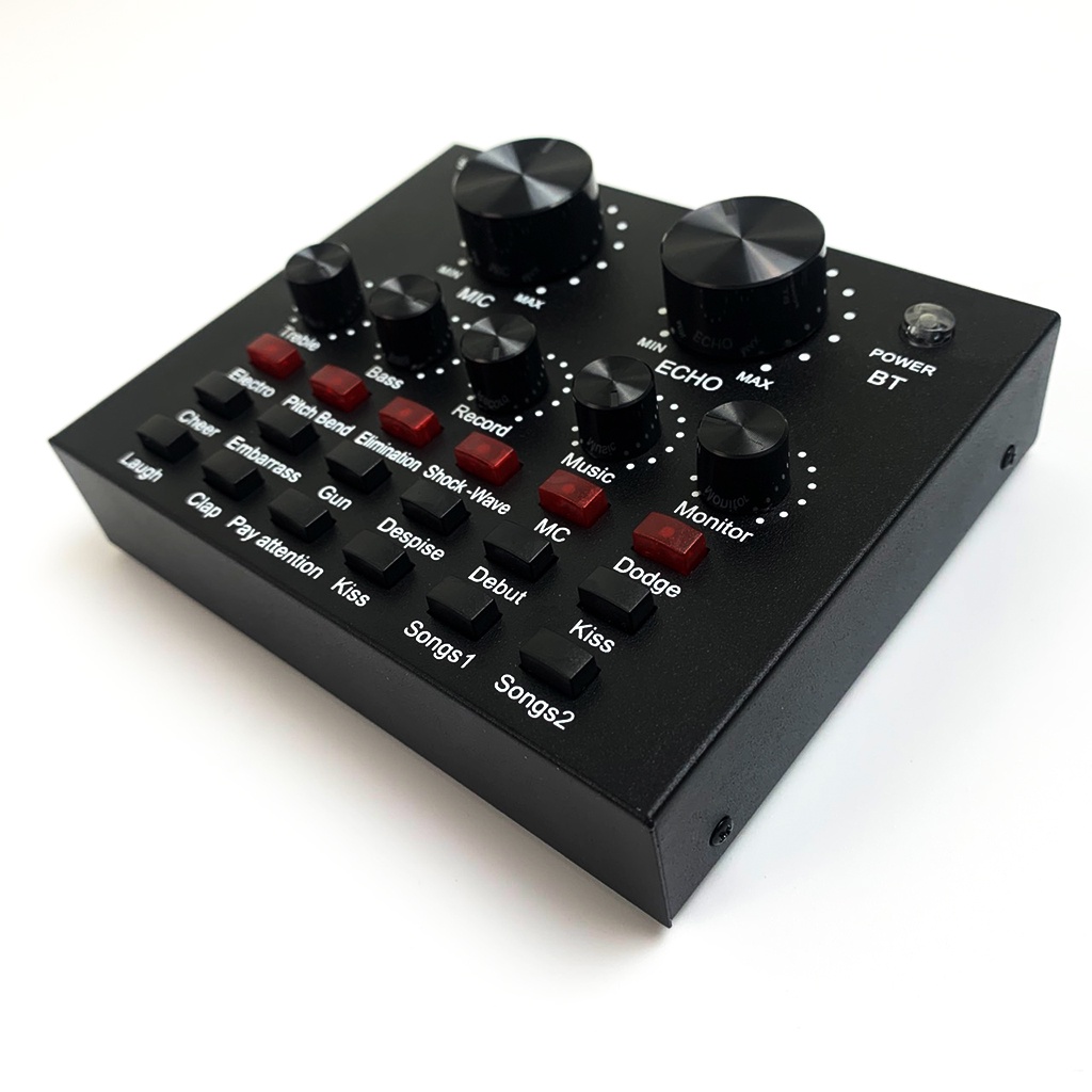 Combo míc hát livestream thu âm karaoke online micro BM900 sound card v8 có bluetooth chỉnh giọng