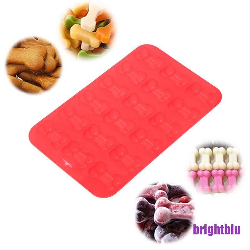 Khuôn Silicon Làm Đá Hình Xương Chó Mini