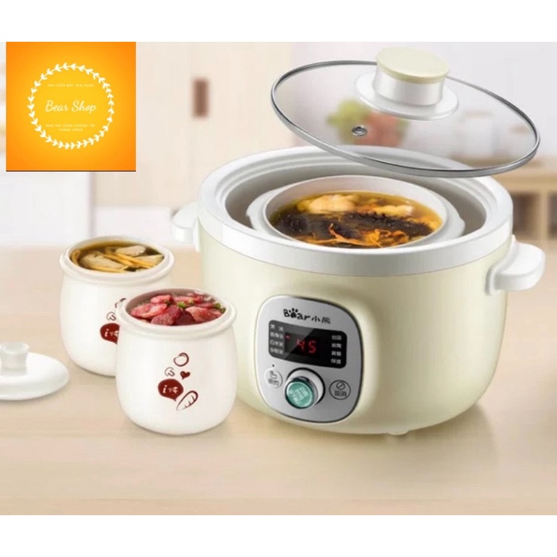 Nắp thố sứ của Nồi hầm chậm Bear 1.8L mã DDZ- B18H1