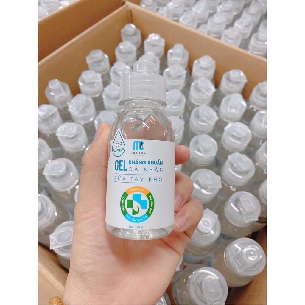 Gel Rửa tay Kháng khuẩn cá nhân 60ml MC Pharma - Dung dịch Sát khuẩn Gel rửa tay khô MC Pharma | BigBuy360 - bigbuy360.vn