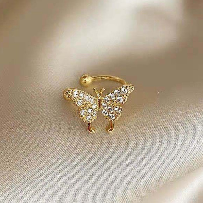 Đôi khuyên tai / một chiếc khuyên tai hình cánh bướm xinh xắn dành cho bạn gái