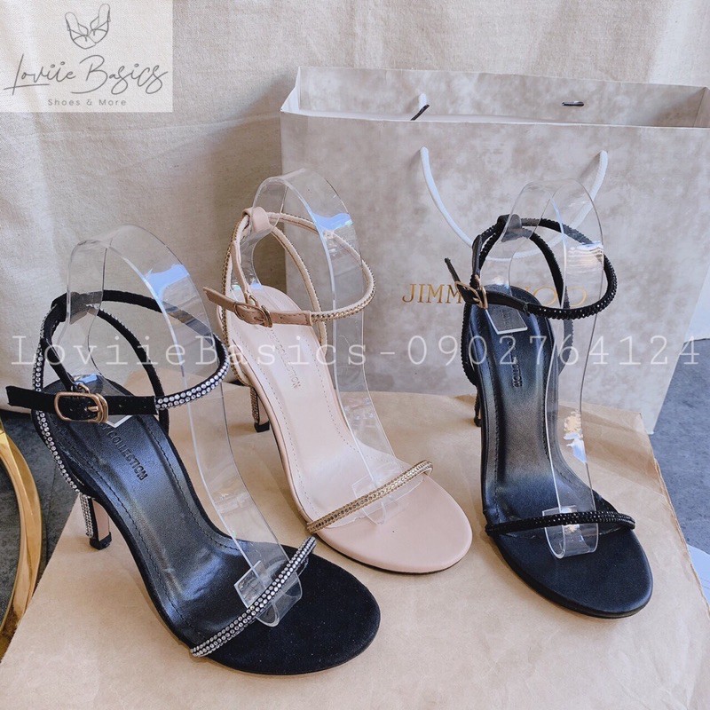 SANDAL CAO GÓT LOVIIE BASICS- GUỐC SANDAL NỮ 7 PHÂN - SANDAL NỮ ĐẾ NHỌN - GIÀY CAO GÓT QUAI NGANG NHUYỄN G200728