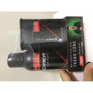 [QUÀ] Xịt khử mùi X-Men for Boss 150ml + Tặng Dầu gội 85g