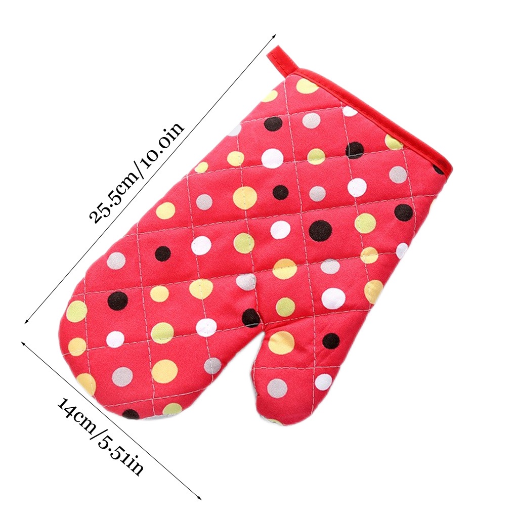 Găng Tay Cách Nhiệt Chống Trượt Họa Tiết Trái Dừa Màu Ngẫu Nhiên