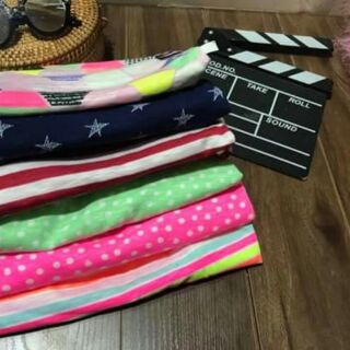 Combo 3 váy dài tay cotton borip và 3 bộ quần áo dài cho bé