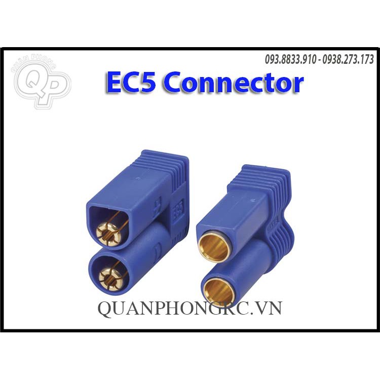 Jack cắm EC5 (đầu pin / esc / cặp)