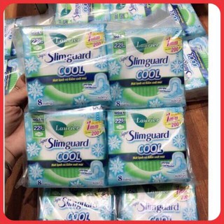 4 gói Laurier Slimguard GOOL băng vệ sinh cao cấp gói 8 m