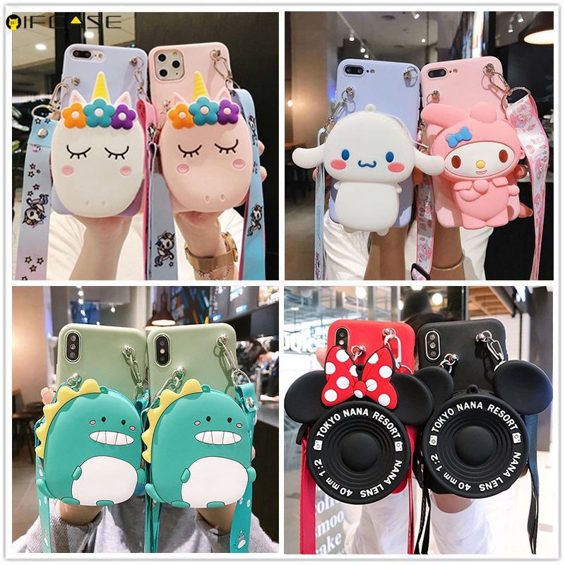 MINNIE Ốp Lưng Phong Cách Hoạt Hình Đáng Yêu Cho Oppo Reno 6 Lite A94 A74 A33 A3S Realme C21 C20