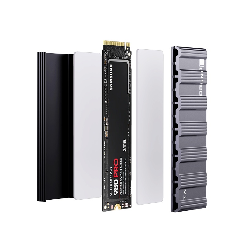 Tản nhiệt SSD M2 2280 Jonsbo M.2 - 5 - Chính hãng, nhôm chống gỉ cao cấp, hiệu năng cao