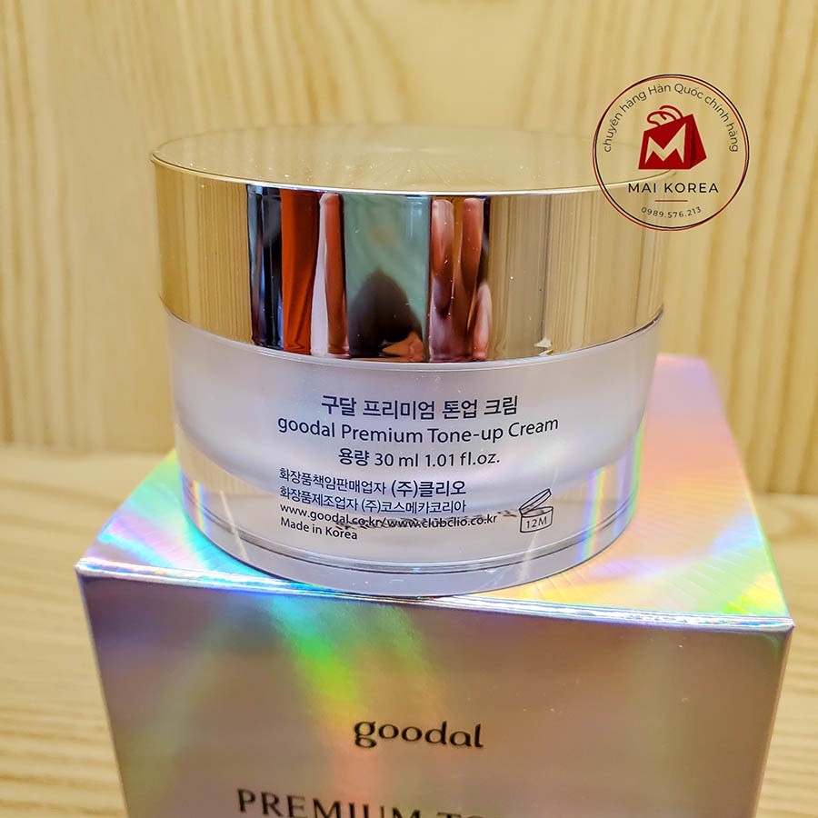 [Mẫu mới 2020] Kem ốc sên trắng da Hàn Quốc Goodal Premium Tone Up Cream