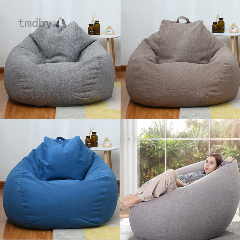 Tmdbyx Vỏ ghế sô pha lười cho người lớn và trẻ em (chỉ gồm vỏ ghế không bao gồm ghế sô pha)