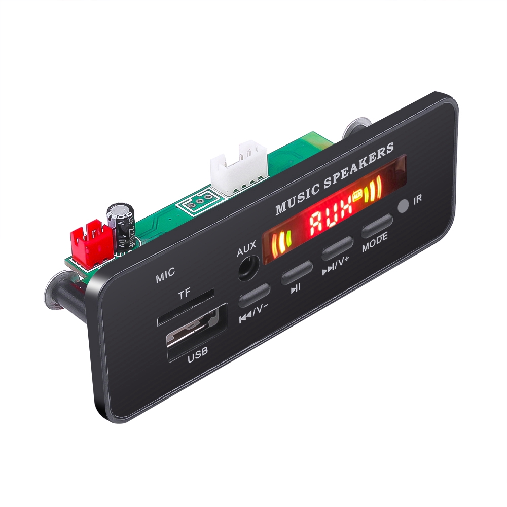 Bảng giải mã DC 12V Bluetooth MP3 WMA USB TF FM AUX có màn hình màu ghi âm rảnh tay | WebRaoVat - webraovat.net.vn