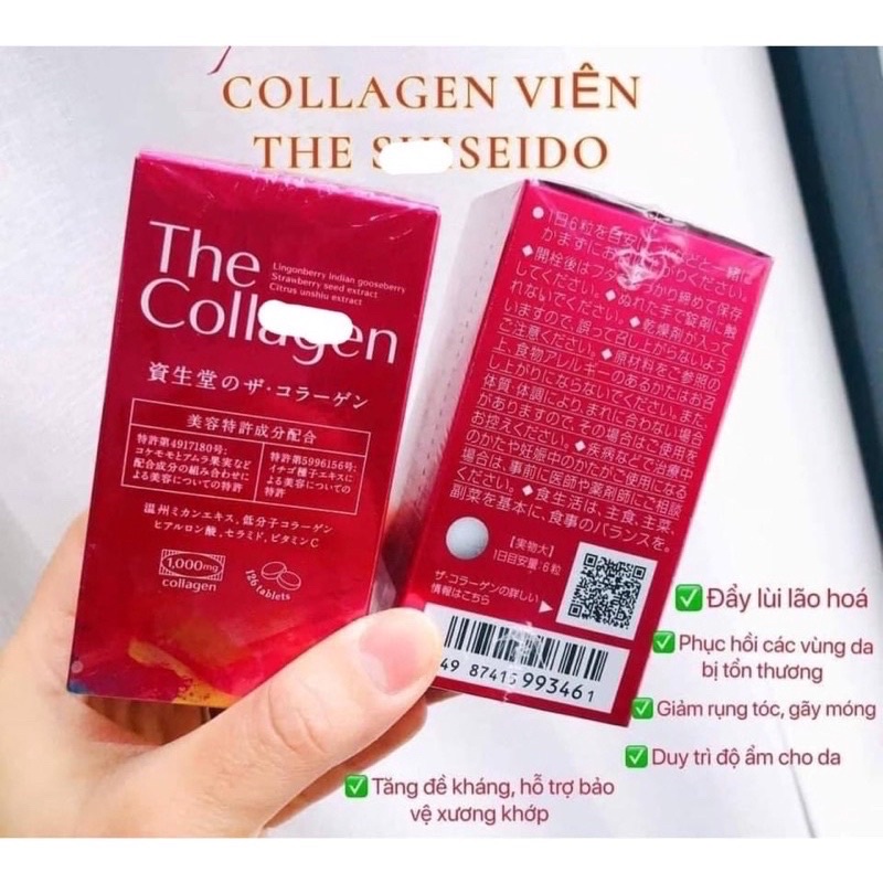 Viên uống The Collagen Shiseido Nhật hộp 126 viên