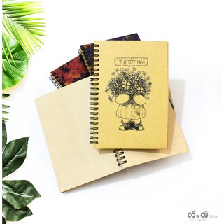 Sổ tay lò xo A5 Kraft