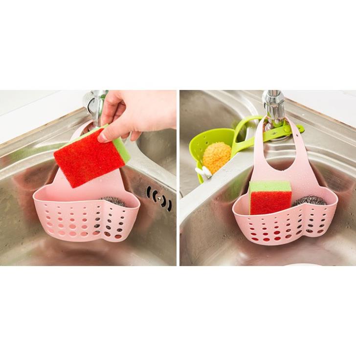 Giỏ nhựa treo bồn rửa chén Tiện Lợi