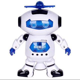 Robot xoay có đèn phát sáng 360 độ