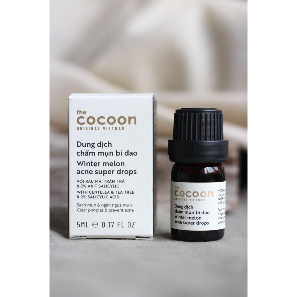 Dung dịch chấm mụn Bí Đao Cocoon [Coco Shop]