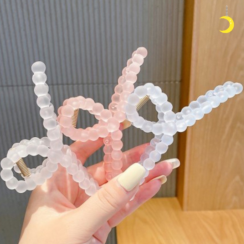 Kẹp Tóc Màu Trơn Bằng Acrylic Thời Trang Dành Cho Nữ