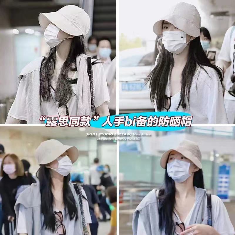 Mũ bucket, nón tai bèo chống nắng vải mỏng có dây rút thoáng mát