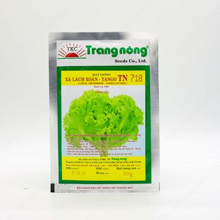 Hạt giống Xà lách xoăn 718 (20g)  (Trang Nông)