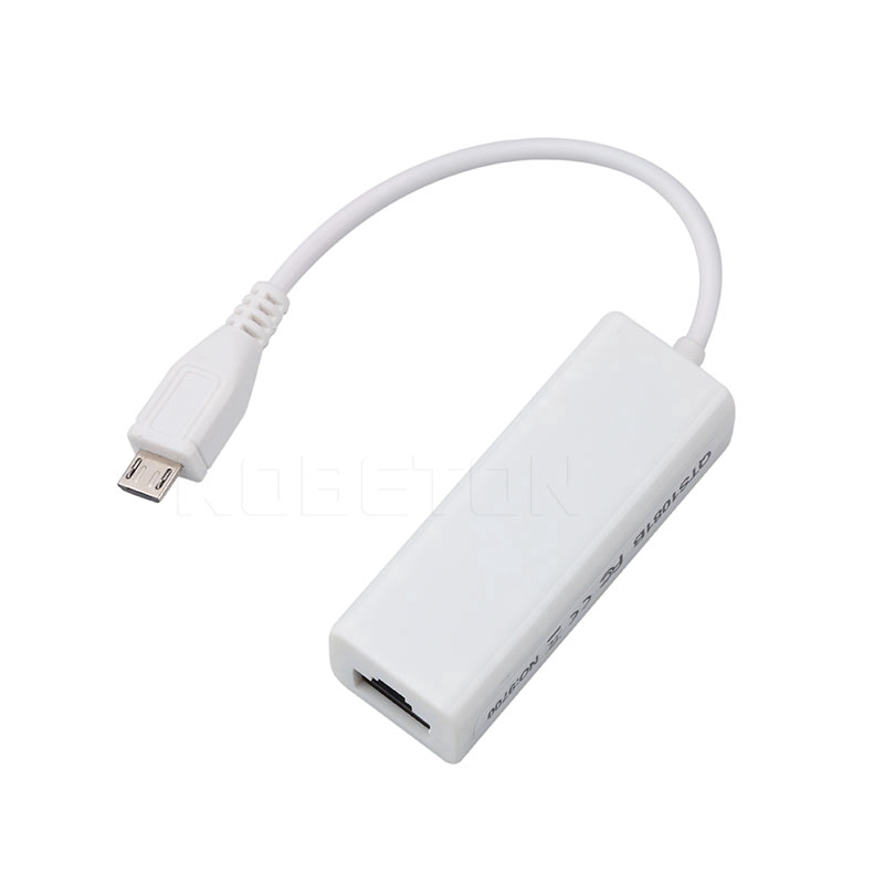 Cáp chuyển đổi Micro USB sang cổng RJ45 kết nối Internet mạng LAN 100Mbps cho điện thoại / máy tính bảng Android | BigBuy360 - bigbuy360.vn