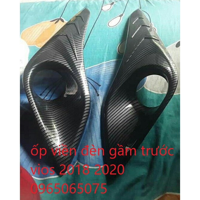 ỐP VIỀN ĐÈN GẦM TRƯỚC VÀ SAU VIOS 2019- 2020