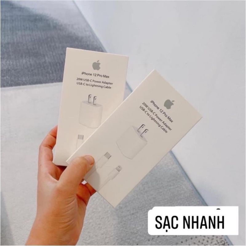 Bộ sạc nhanh 20w iphone 12 pro max