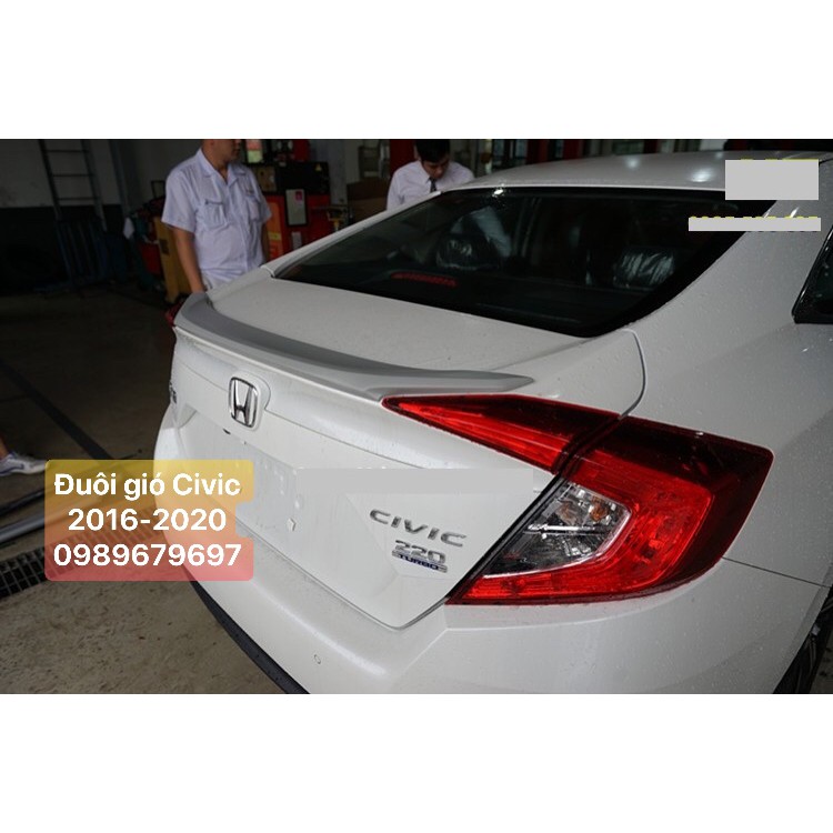 Đuôi gió liền cốp HONDA CIVIC 2016-2020 HÀNG MỘC CHƯA SƠN