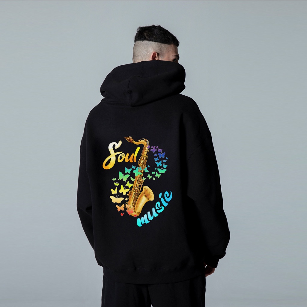 Áo khoác hoodie zip có dây kéo chống nắng bươm bướm âm nhạc localbrand MVR - MVR25022108