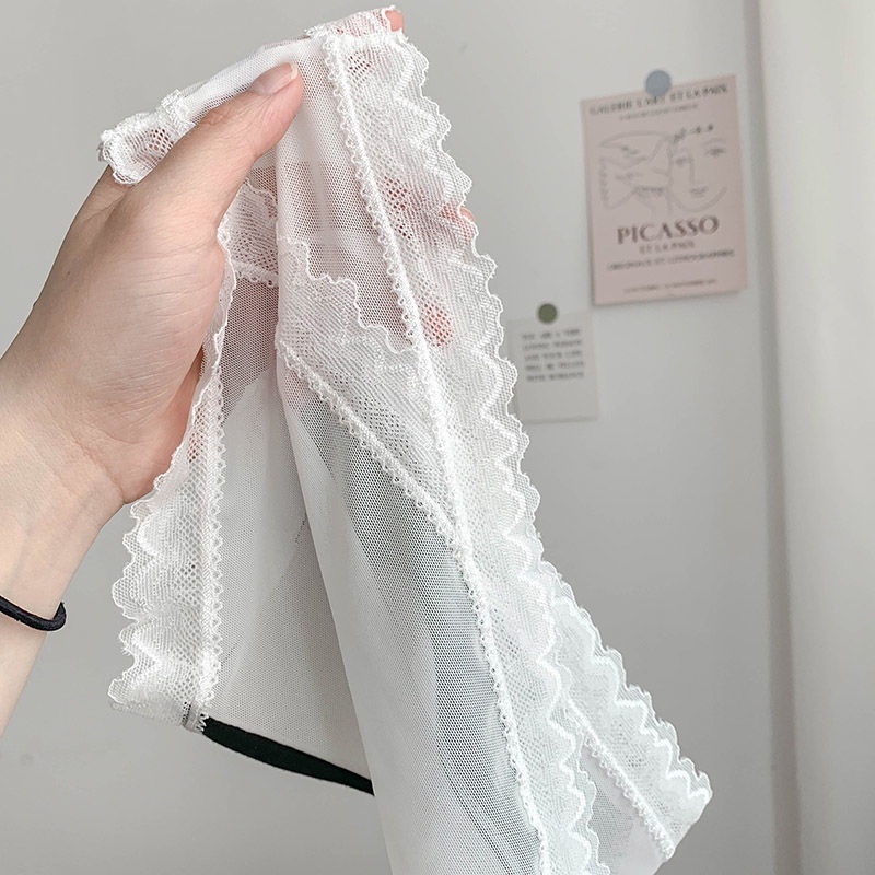 Quần Lót cotton Phối Ren Phong Cách Nhật Bản Quyến Rũ Cho Nữ